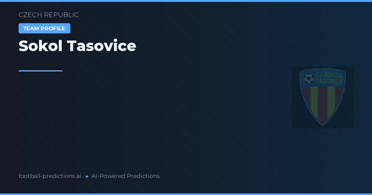 Sokol Tasovice Tipy a statistiky