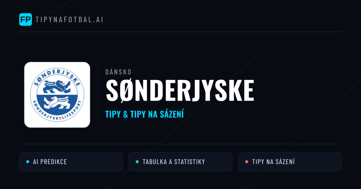 SønderjyskE Tipy a statistiky