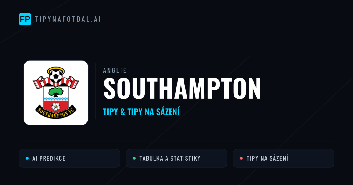 Southampton Tipy a statistiky