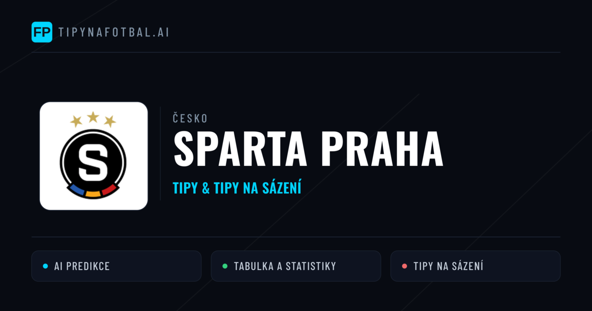 Sparta Praha Tipy a statistiky