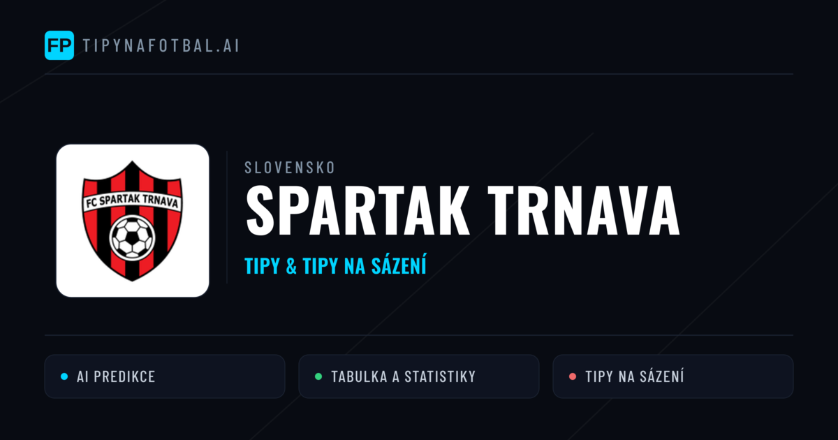 Spartak Trnava Tipy a statistiky
