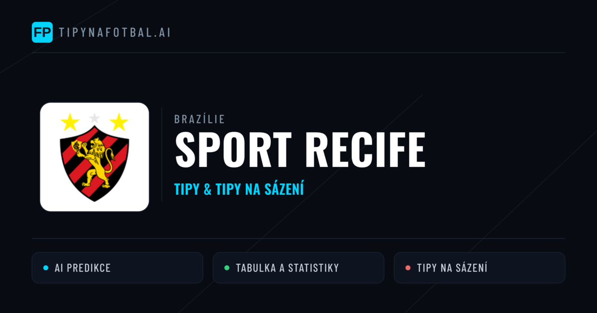 Sport Recife Tipy a statistiky
