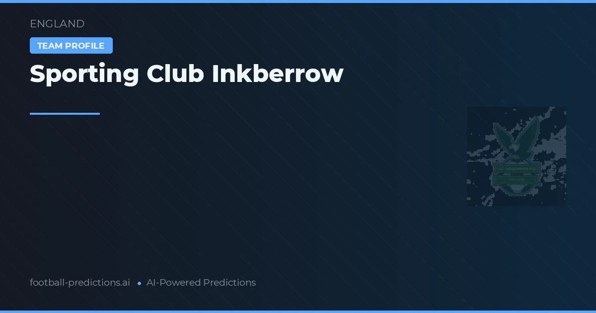 Sporting Club Inkberrow Tipy a statistiky