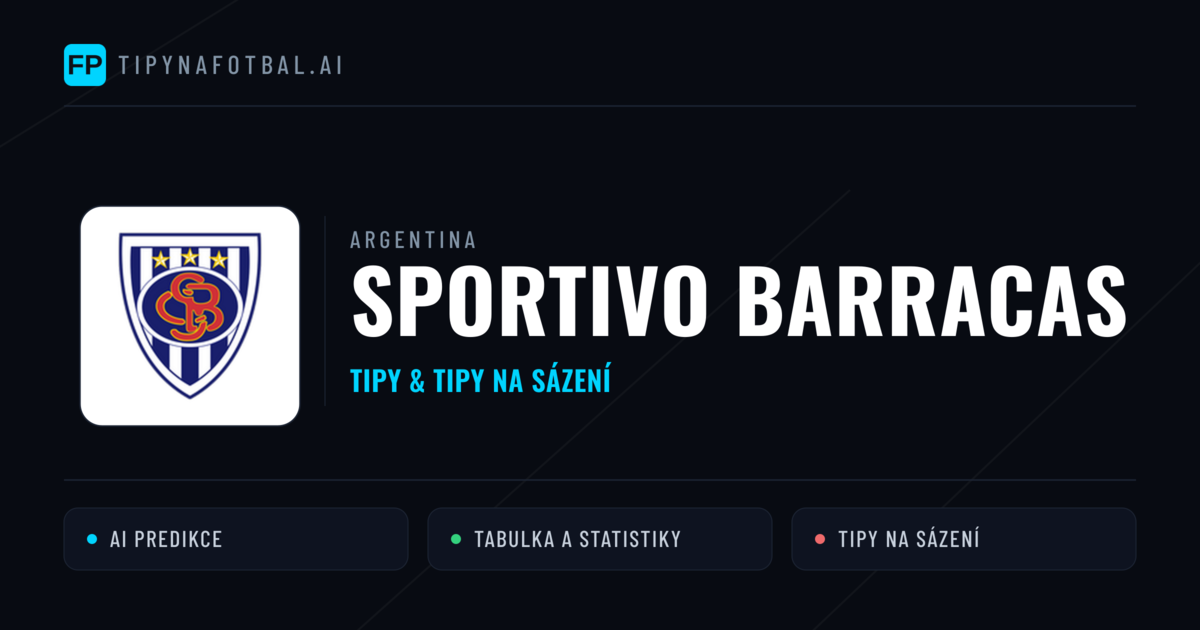 Sportivo Barracas Tipy a statistiky