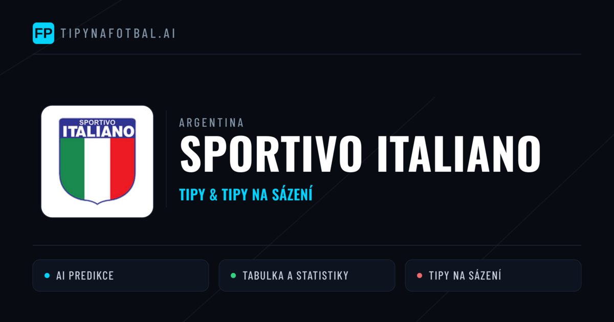 Sportivo Italiano Tipy a statistiky