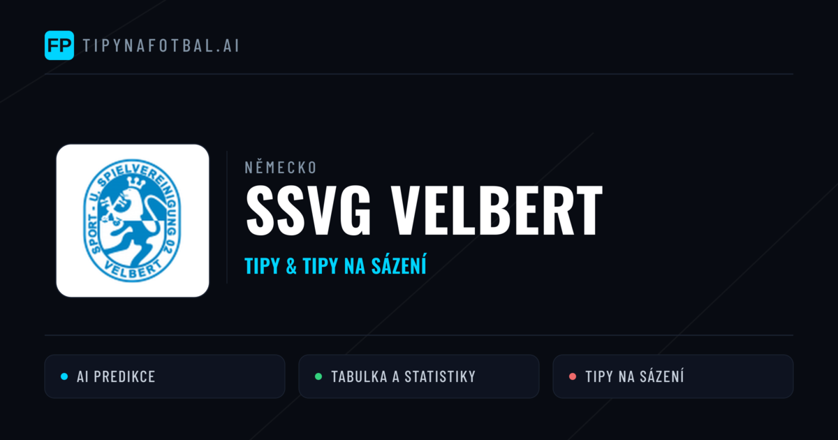 SSVg Velbert Tipy a statistiky