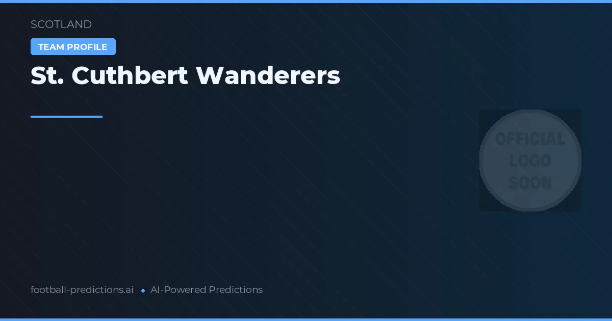 St. Cuthbert Wanderers Tipy a statistiky