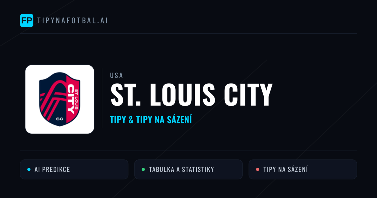 St. Louis City Tipy a statistiky