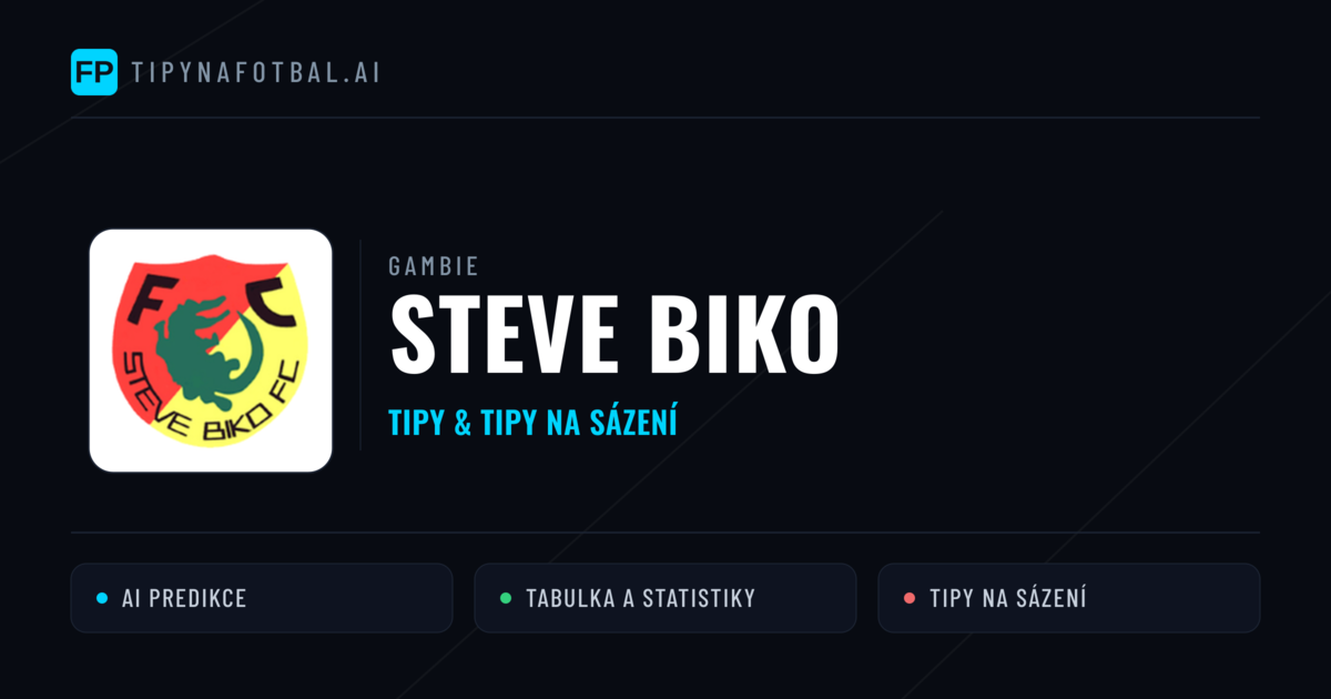 Steve Biko Tipy a statistiky