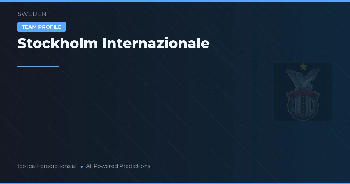 Stockholms Internazionale Tipy a statistiky