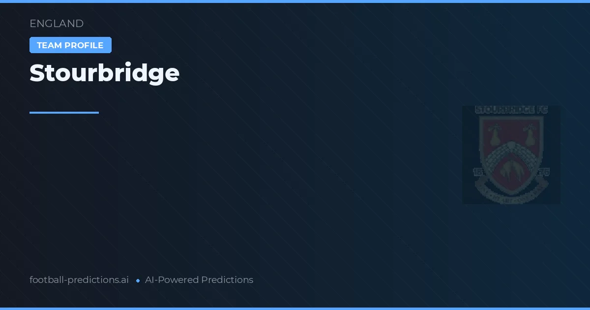 Stourbridge Tipy a statistiky