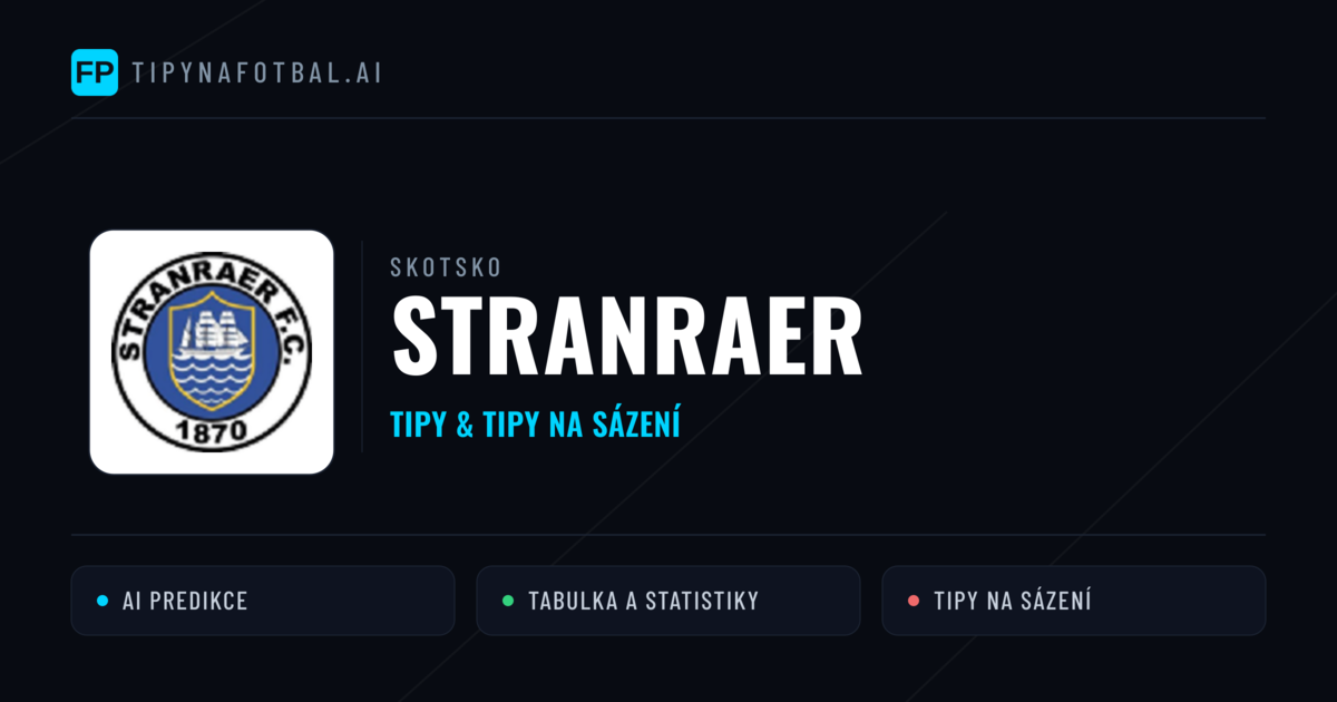 Stranraer Tipy a statistiky