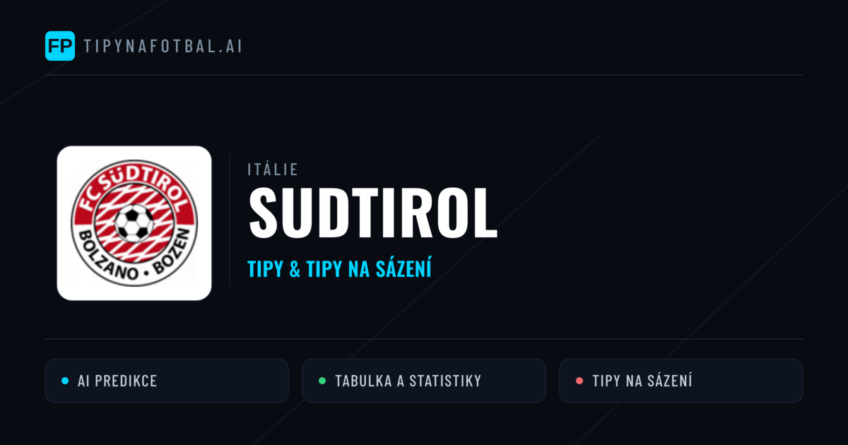 Sudtirol Tipy a statistiky