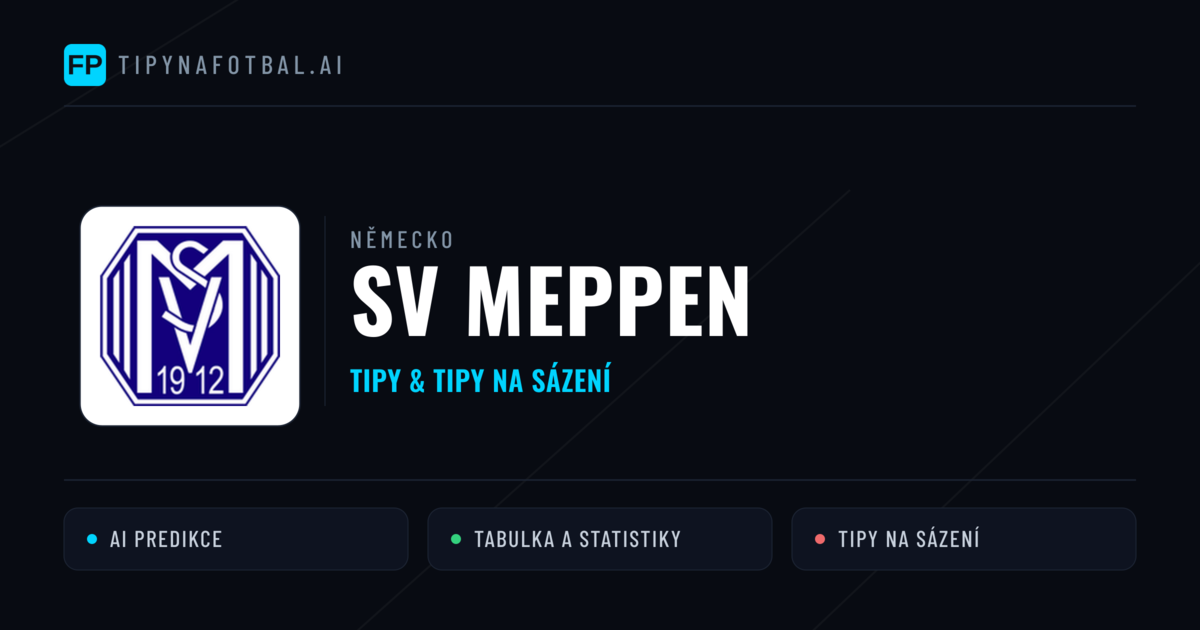 SV Meppen Tipy a statistiky
