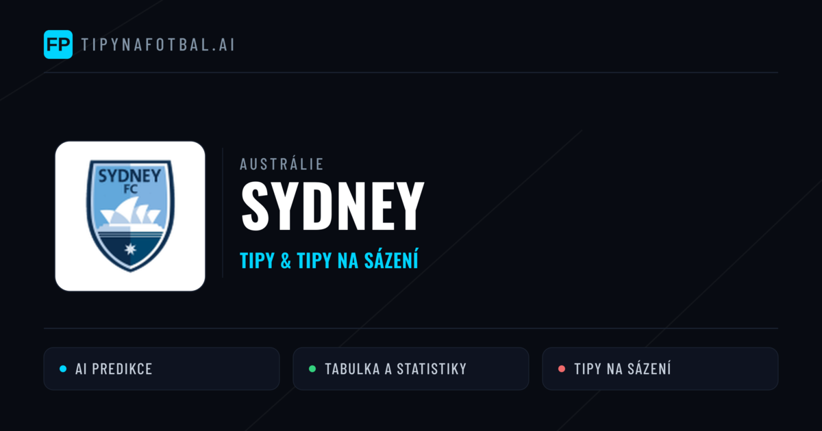 Sydney Tipy a statistiky