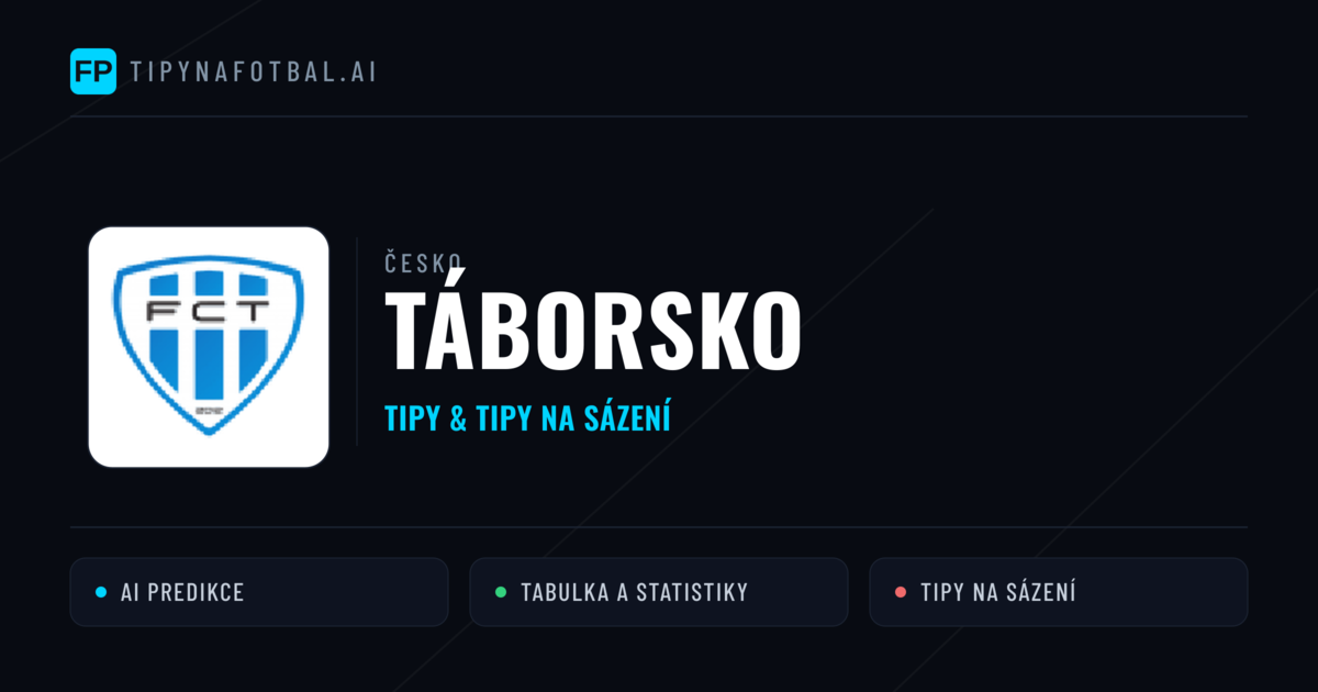 Táborsko Tipy a statistiky
