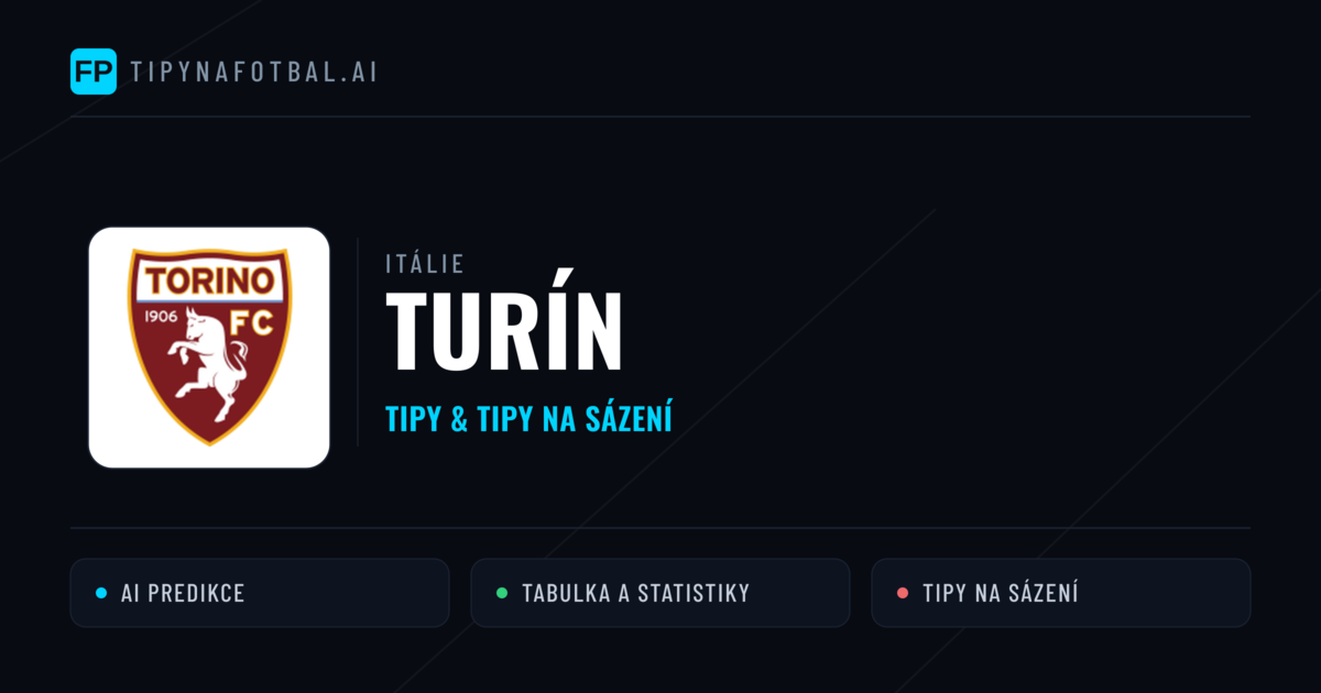 Turín Tipy a statistiky