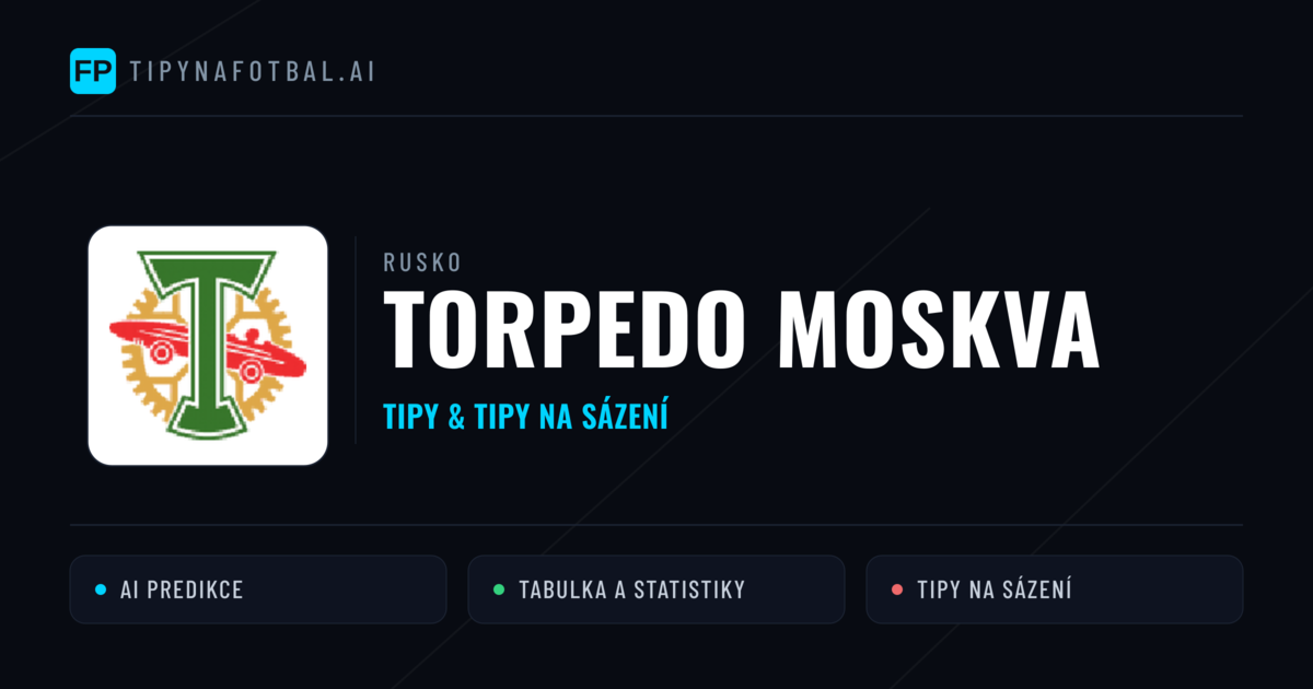 Torpedo Moskva Tipy a statistiky