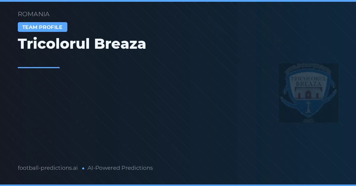 Tricolorul Breaza Tipy a statistiky