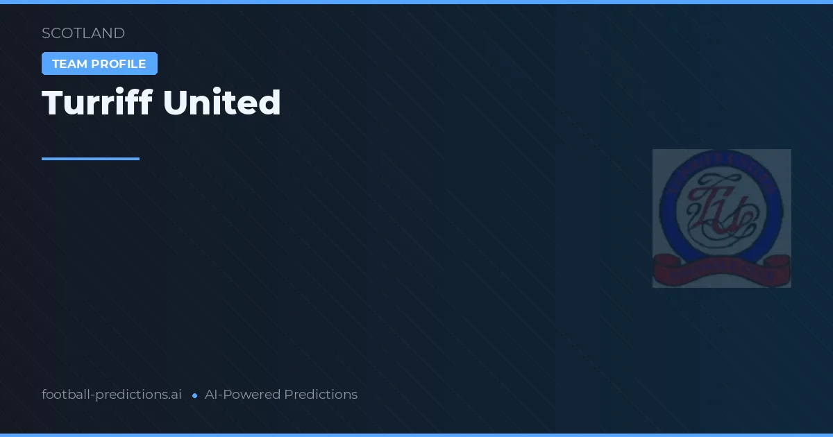 Turriff United Tipy a statistiky