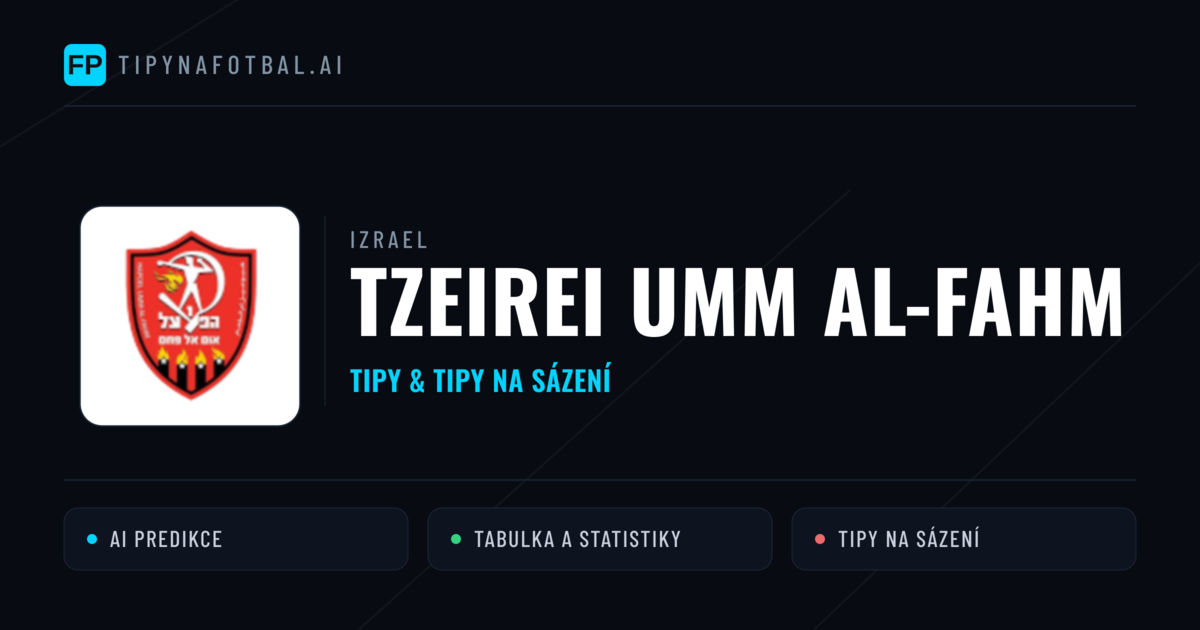 Tzeirei Umm al-Fahm Tipy a statistiky