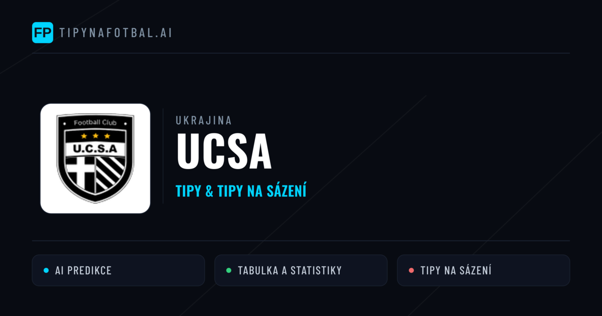 UCSA Tipy a statistiky