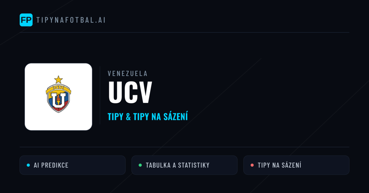 UCV Tipy a statistiky