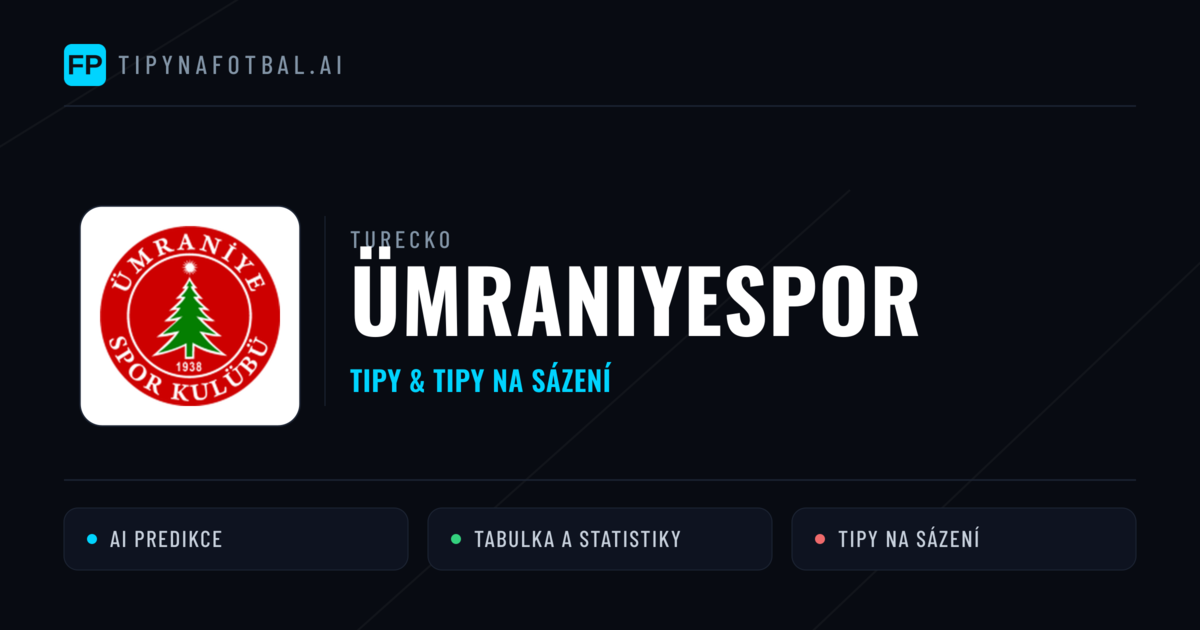 Ümraniyespor Tipy a statistiky