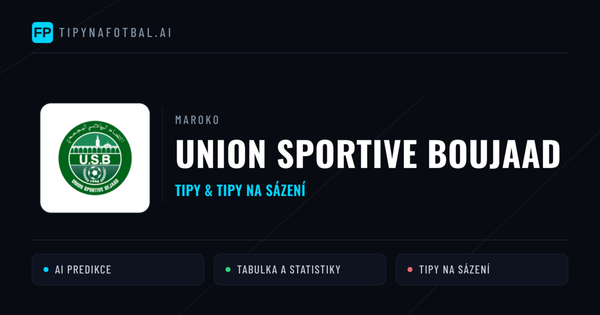 Union Sportive Boujaad Tipy a statistiky
