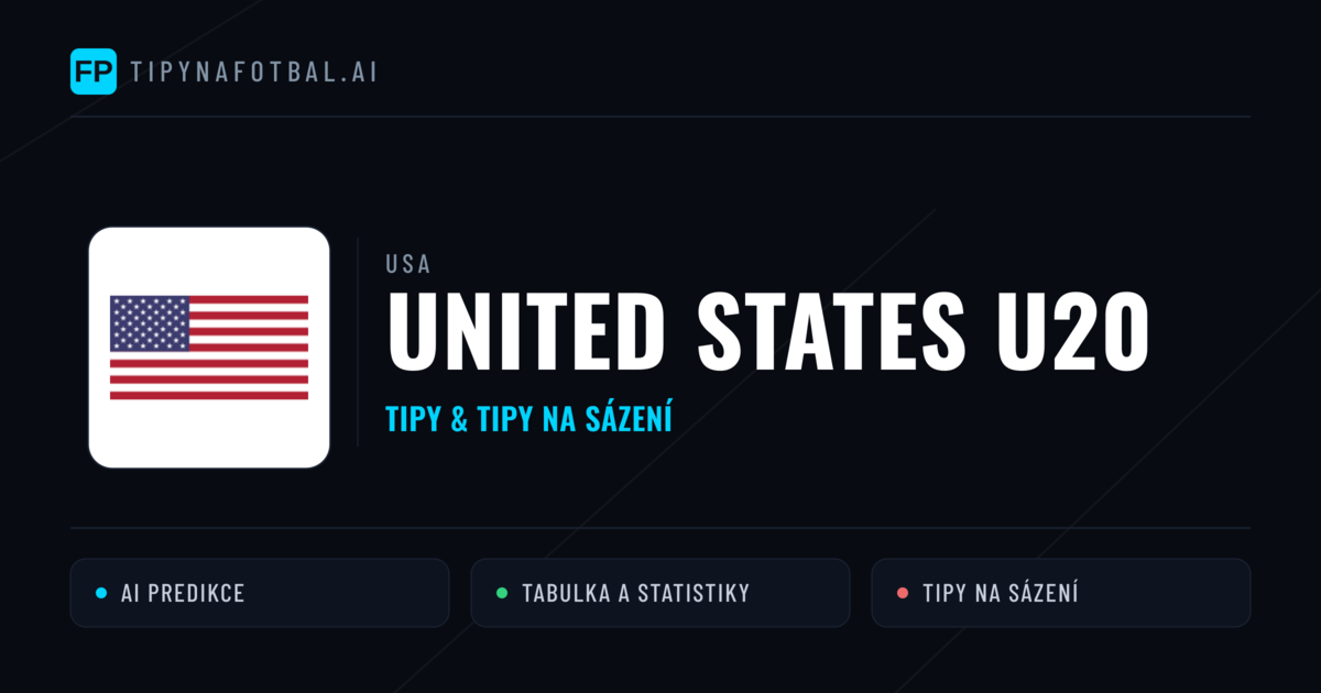 United States U20 Tipy a statistiky