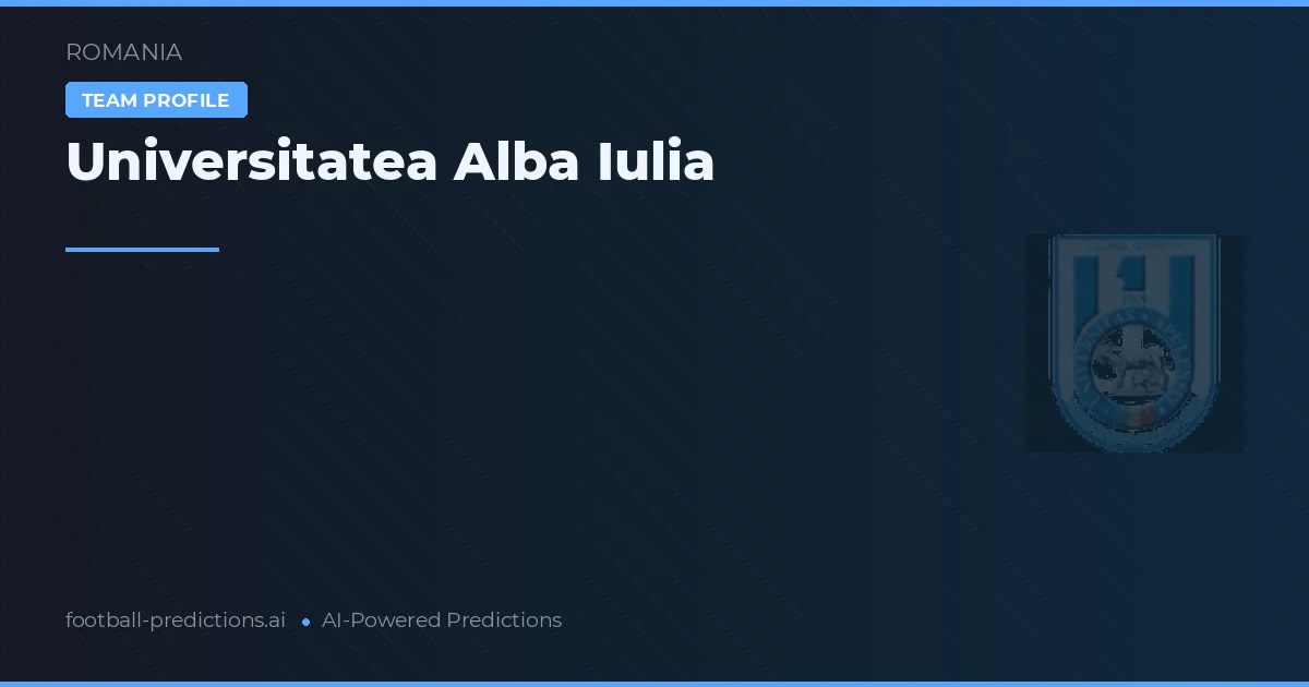 Universitatea Alba Iulia Tipy a statistiky
