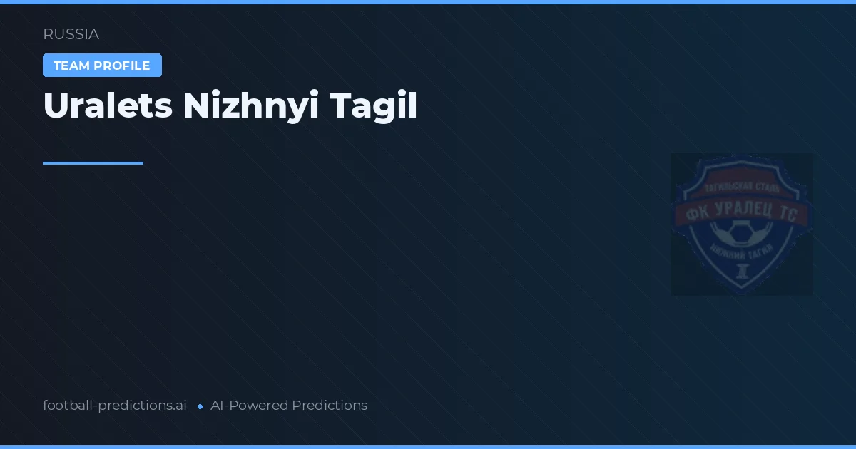 Uralets Nizhnyi Tagil Tipy a statistiky
