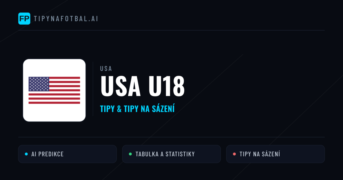 USA U18 Tipy a statistiky