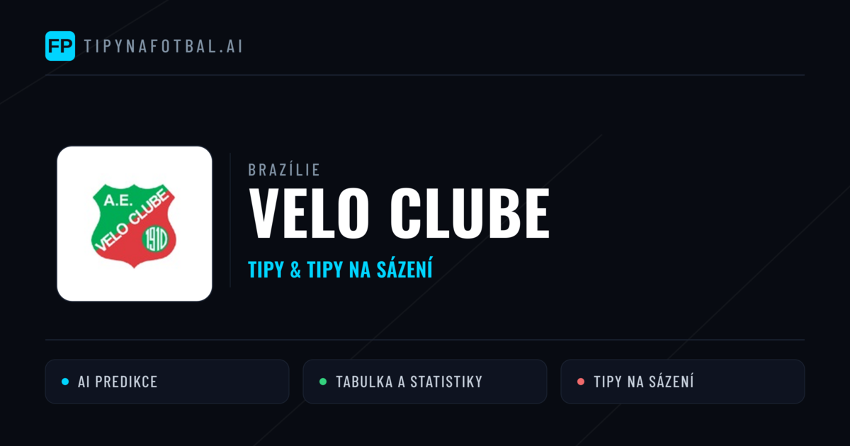 Velo Clube Tipy a statistiky