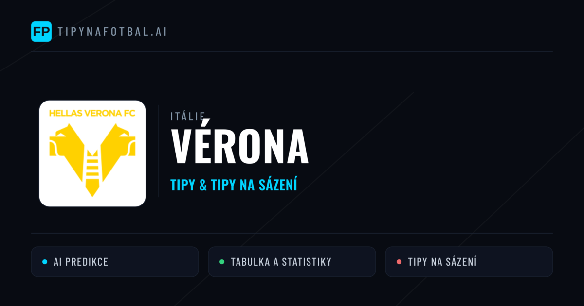 Vérona Tipy a statistiky