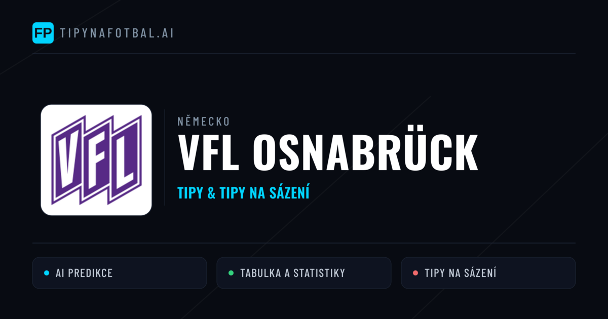 VfL Osnabrück Tipy a statistiky