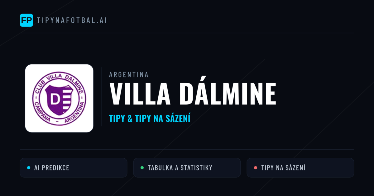 Villa Dálmine Tipy a statistiky