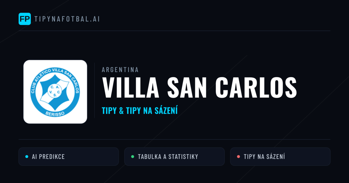 Villa San Carlos Tipy a statistiky