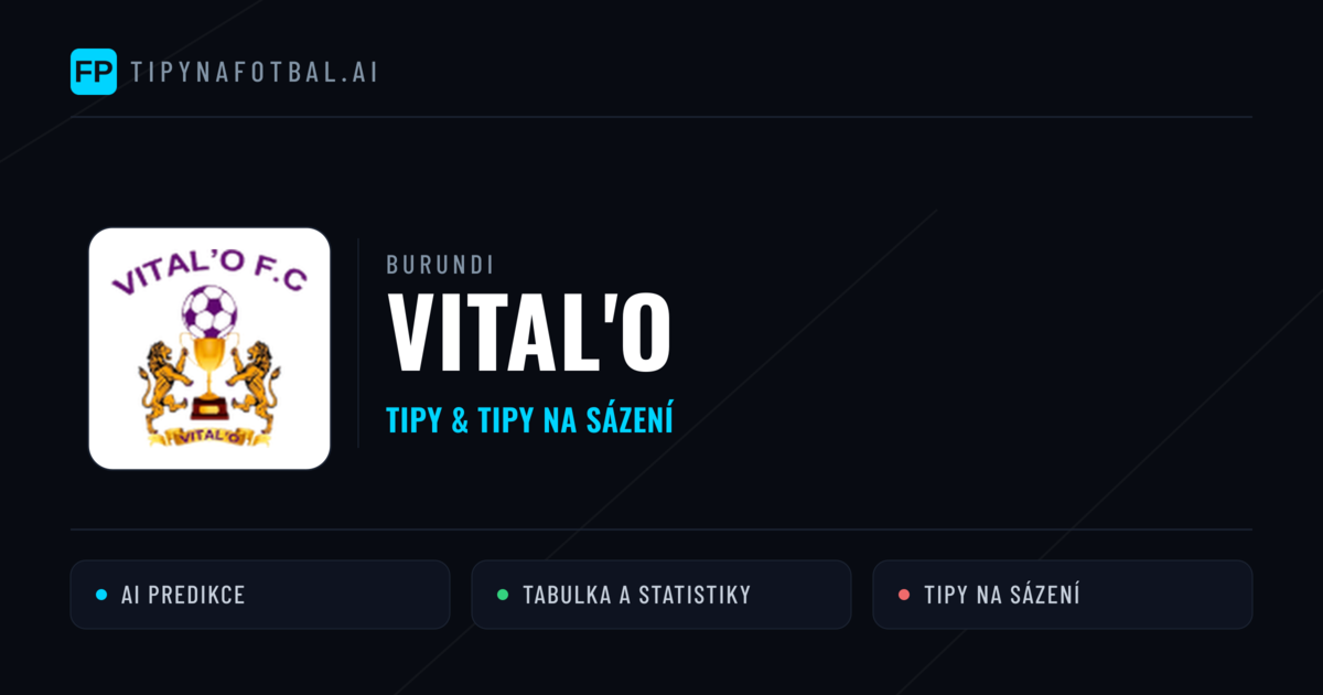 Vital'O Tipy a statistiky
