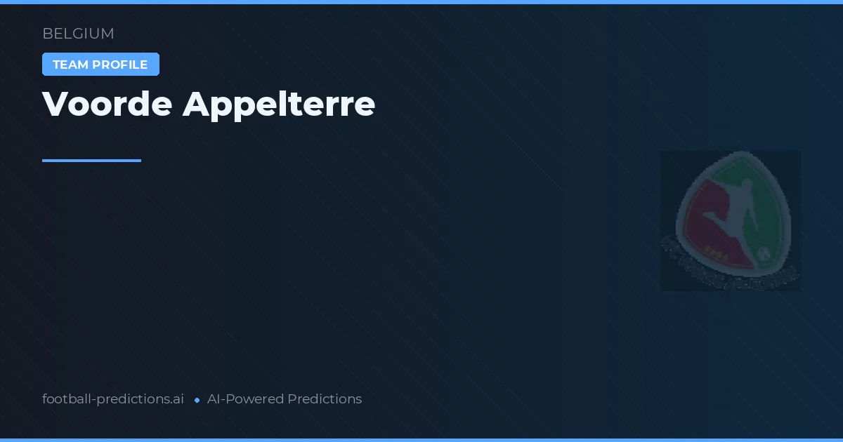 Voorde Appelterre Tipy a statistiky
