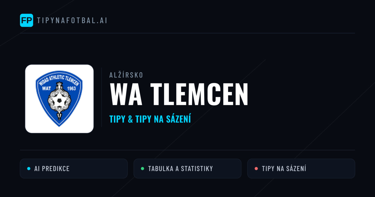 WA Tlemcen Tipy a statistiky