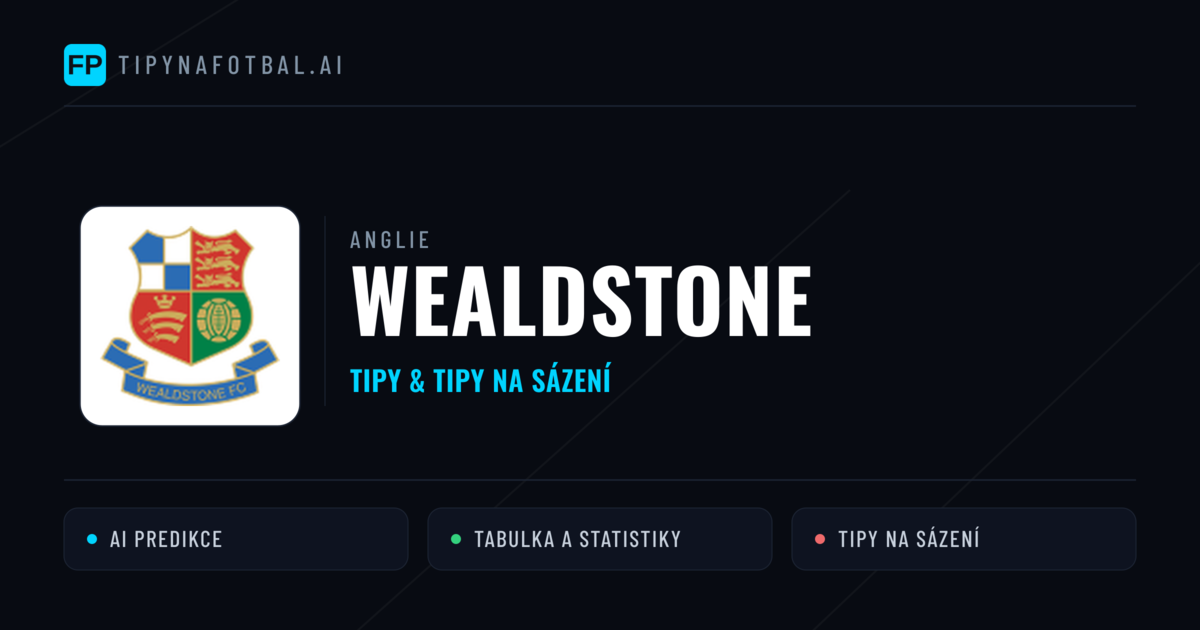 Wealdstone Tipy a statistiky