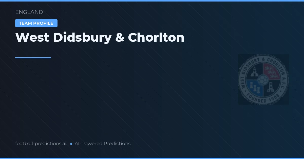 West Didsbury & Chorlton Tipy a statistiky