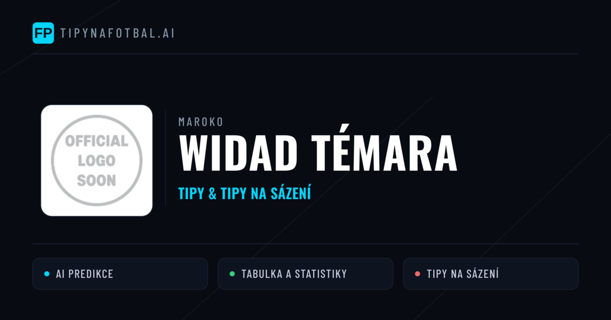 Widad Témara Tipy a statistiky