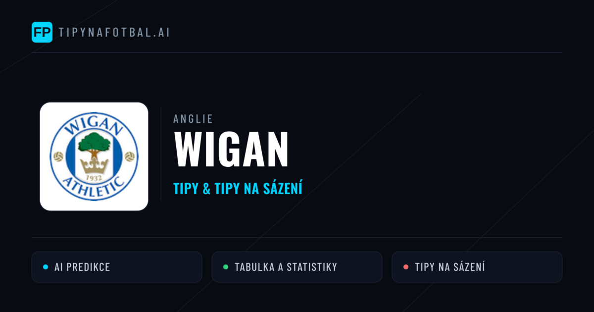 Wigan Tipy a statistiky