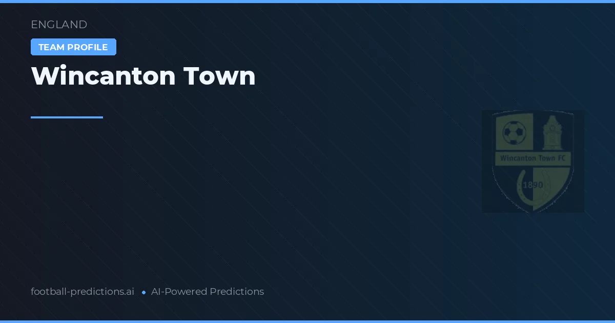 Wincanton Town Tipy a statistiky