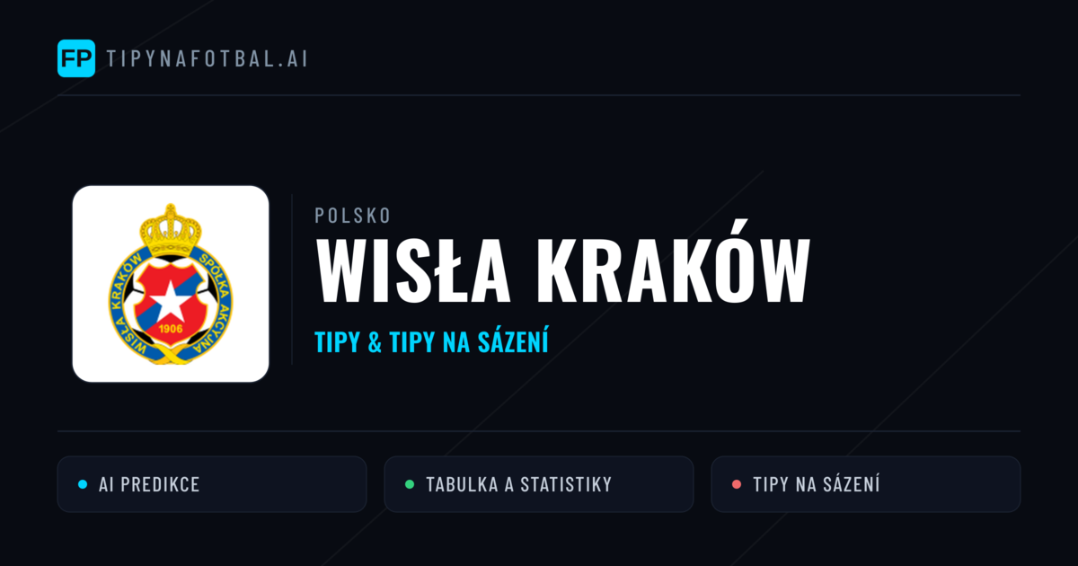 Wisła Kraków Tipy a statistiky