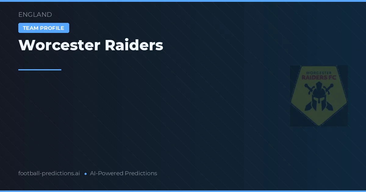 Worcester Raiders Tipy a statistiky
