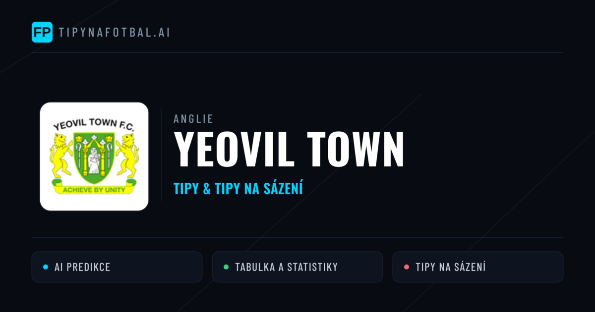 Yeovil Town Tipy a statistiky