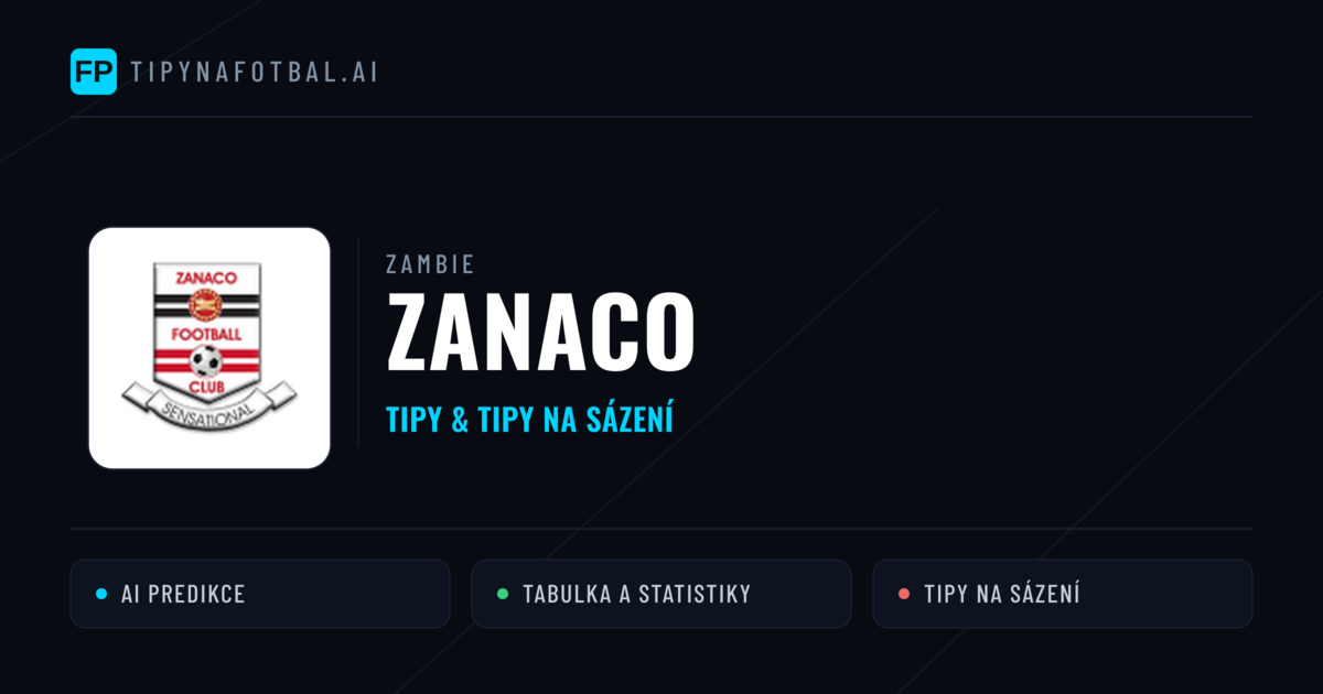 Zanaco Tipy a statistiky